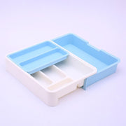 Abnehmbare Küchentischplatte Trennwand Geschirr Organizer Box
