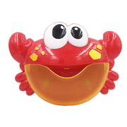 Automatische Seifenblasenmaschine Krabben Frosch Musik Kinder Badespielzeug