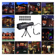12 Muster LED Weihnachtsprojektor Lampe Party Dekoration