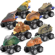 Pull Back Dinosaurier Auto Spielzeug 8 PCS Set für Kinder