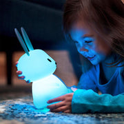 Niedliches Touch Sensor USB LED Soft Rabbit Nachtlicht