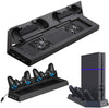 Für PS4 Vertikaler Ständer Kühlventilator Controller Ladestation Ständer