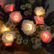 3M 20 LED Simulation Rose Laterne Fairy Lights Romantischer Vorschlag Dekoration
