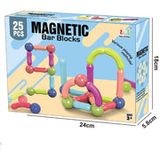 Kinder DIY Magnetic Stick Building Block Set Farbe Stacking Spielzeug