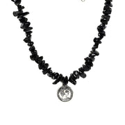 Naturstein Halskette unregelmäßige Perlen Charm Anhänger für Frauen