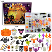 Halloween Dekompressionsspielzeug Set Countdown Kalender Blind Box Lustiges Spielzeug