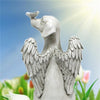 Schlafender Engel Hund mit Flügeln Garten Kreative Kunstharz Statue