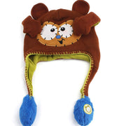 Baby Warm gestrickt Cartoon Tier bewegliche Ohren Hut
