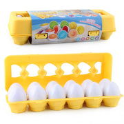 Lernspielzeug Set mit passenden Eiern und Verpackungsbox