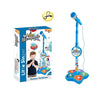Kindermikrofon mit Ständer Verstärkende Musikhalterung Singendes Spielzeug mit Lichtpedal