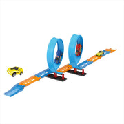 Building Block Railway Eject Rail Race Truck Auto Spielzeug Set