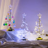 Weihnachtsbaum Licht Kristall Nacht Lampen für Urlaub Zimmer Dekoration