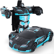 Kids One Key Deformation RC Car Gesture Sensing Robot Rotation Drift Stunt Car Toy