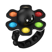 Einfaches Dimple Bubble Spinning Octopus Sensory Toy Armband