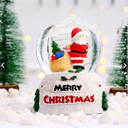 Weihnachten Schneemann Weihnachtsmann Glühende Kristallkugel Desktop Dekoration