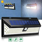 118 LED solarbetriebene Weitwinkel-Bewegungssensor-Wand-Sicherheitsleuchten