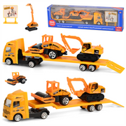 1: 64 Anhänger Spielzeug Trailer Trucks Modell Alloy Engineering Trailer Set