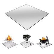 Feuerstelle Quadratische Matte für Holzbrenner Feuerfestes Pad Deck Protector